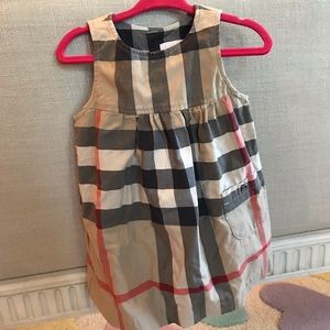 Burberry Dress Baby Girl 12m Nova Check